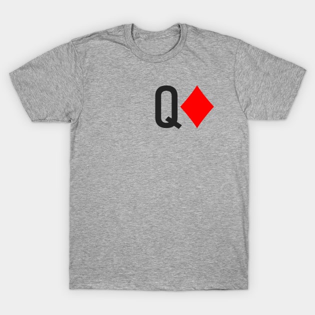 Queen of Diamonds T-Shirt by Art_Is_Subjective